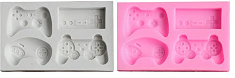 Chocolate Moulds - Pudding Mould for 3D Video Game Controller, Chocolate | Mould for Cupcake Topper, Decoration, Game, Theme, Party, Ideas, Favours, Accessories