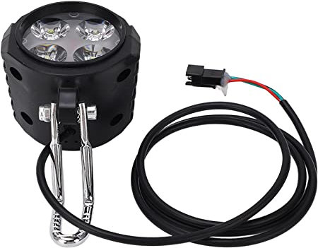 Elektrischer Fahrradhupen Scheinwerfer , universelles Elektroroller Frontlicht , sicheres ABS , 10 Zoll , 12 72 V , f¡§1r Fahrradzubeh?r