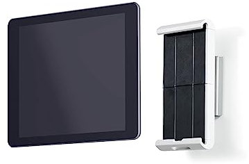 Durable Tablet Wandhalterung (für Tablets 7-13 Zoll, 360° drehbar mit Diebstahlsicherung) weiß