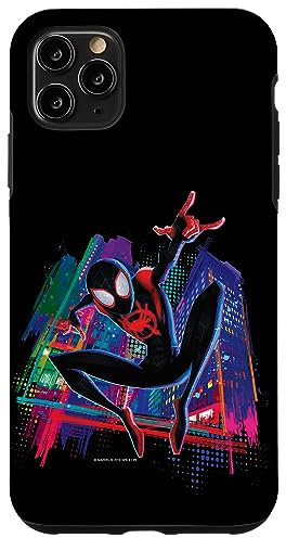 iPhone 11 Pro Max Marvel Spider-Man Miles Morales Graffiti City Case