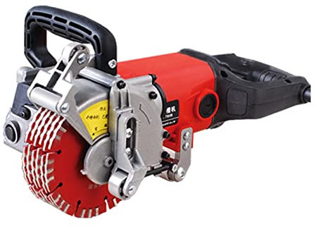 Wandschneidemaschine 1900W elektrischer Rundkreis mit 4 Klingen Sah Sloting Maschine Wasserkraftinstallation Staubfreie Wandbetonschneidemaschine,Schneidwerkzeuge