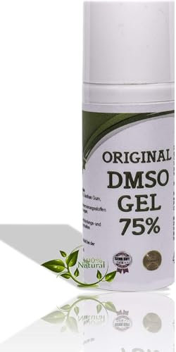 Leivys DMSO Original GEL - 75% DMSO 99,9% Reinheit mit Dimethysulfoxid 99,9% in HDPE mit Dosierpumpe, 2x50ml