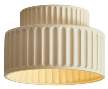 Deckenlampe Französische Deckenlampen im cremefarbenen Stil, minimalistische Restaurant-Deckenleuchte, moderne Deckenleuchte, Unterputz-Deckenbeleuchtung, weiße Deckenleuchte for Schlafzimmer, Flur(Mi