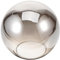 WHAMVOX Glass Globe Lampenschirm Für Pendelleuchten Rauchglas Ømm Öffnung Eleganter Ersatz Für Dekorative Beleuchtung Geeignet Für Verschiedene Einrichtungsstile