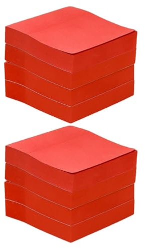 Gogogmee 100blätter Große Rote Haftnotizen Quadratische Selbstklebende Notizzettel Für Büro Schule Und Zuhause Für Notizen Und Erinnerungen