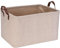 Sea Team Robuster Jute Aufbewahrungskorb mit Stützrahmen (42x30x25 cm) - Stabiler Organizer für Regale & Schränke, Wohnaccessoire