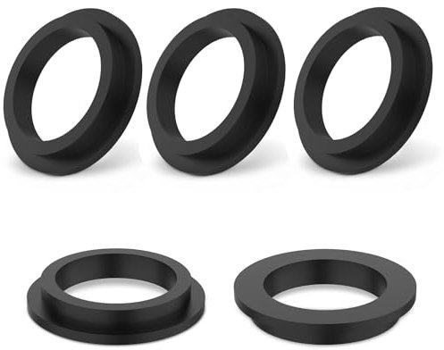 XIABYAYU Dichtungsring Poolpumpe, 5 Stück Dichtung Sandfilteranlage, O-Ring Poolpumpe Ersatzteile, O-Ringe Gummidichtung, Schwarz Pool Zubehör für Sandfilteranlage und Pool (A)