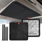 Parasol para tragaluz de RV, parasol plegable de aluminio para caravana, almohadilla reflectante para cámpers, remolques, autocaravanas, 41 x 41 cm