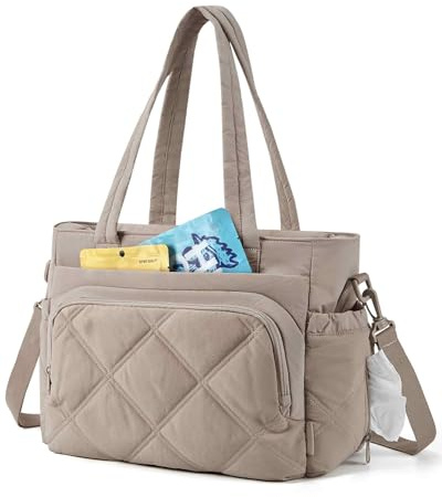 bagsmart Lunch Bag for Women, Large Insulated Lunch Tote Bag 15L Leakproof Cooler Tote Bag Water-Resistant Thermal Lunch Organizer for Work, School, Travel, Picnic, Outdoor