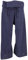 GURU SHOP Thai Fischerhose aus Baumwolle, Loose fit Wickelhose, Weite Yogahose - Marineblau, Herren/Damen