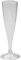 Goldplast - Calici Plastica monouso - calici plastica per Spumante - Flute plastica 100 Pezzi - Easy Flute + Gambo - 100pz