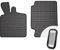 moto-MOLTICO Gummimatten Auto, 2-teiliges Set, Allwetter Gummi Fußmatten, Antirutsch & Wasserfest Autoteppiche - passend für Smart Fortwo 1998-2007