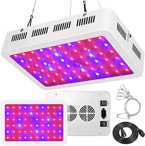 Cronos ORIGINAL Heckermann LED-Lampe für den Anbau von Pflanzen 600W + Aufhängungssatz – Modell: GL-600W - Lichtleistung: 600W – Lebensdauer: 50.000 Std