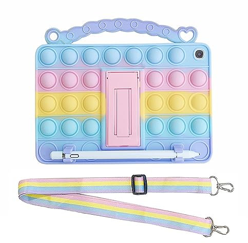 XZC - Custodia per Samsung Galaxy Tab A 10,1 pollici (2019) SM-T510/T515 custodia per tablet con portamatite cinghia da/maniglia per il trasporto cavalletto (Samsung Galaxy Tab A 10,1 pollici)