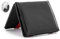 Jaimie Jacobs Flap Boy AirTag Edition Magic Wallet mit Münzfach Echtleder (Schwarz mit Rot)