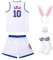 OTHERCRAZY Damen Lola #10 Space Movie Kostüme, Cheerleading-Top und Shorts, Outfit mit 3-teiligem Zubehör, Größe XS-XXL, Sport-Outfit, L