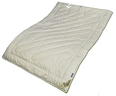 Garanta Bio-Hanf Duo-Warm-Steppbett (GOTS) Stärke Duo-Warm Größe 155x200 Bezug: 100% Baumwolle/Füllung: 60% Hanf/40% Wolle