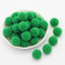 30mm ca. 20 Stück Bunte Mini Pompons zum Basteln filzkügelchen Bunt pom pom Bälle Kleine Bommeln Flauschigen Plüschbälle für Dekorieren Verzieren Nähen DIY Kreativen Handwerk,Grün D