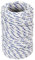 vidaXL White Boat Rope, Durable 2 mm Polypropylene Cord, 500 m Length, Versatile Usage for Boating, Fishing, Camping & Outdoor Tasks