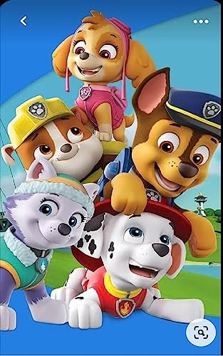 SXSJEIOU DIY 5D PAW Patrol Diamant-Malerei-Set für Erwachsene, Diamantkunst, Vollbohrer, Stickerei, Bastelsets für Heimwanddekoration, 30,5 x 40,6 cm