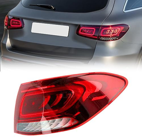 SUROK Rücklicht Rückleuchte für Benz GLC Klasse W253 2020 2021, Auto Rücklicht Montage Bremslicht Blinker Links Rechts Ersatzteile,Right-Outside 1PCS