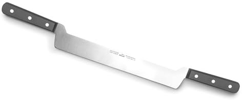 LACOR - 39100 - Couteau Fromage, Couteau à Fromage Classique, Lame Droite et Coudée, Acier Inoxydable, Manche Ergonomique, 30 cm