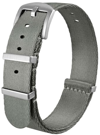 Anbeer Nylon Uhrenarmbänder 18mm 20mm 22mm, Militärische Ballistik Ersatzuhrenarmbänder mit Edelstahl-Schließe für Männer Frauen