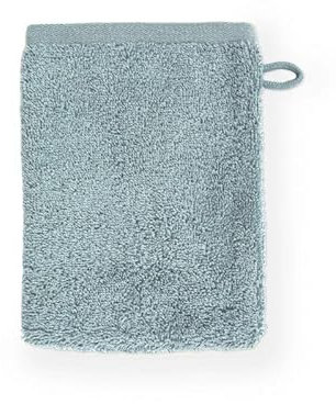 TISECO Home Studio - Gant de Toilette Eden - SET/12-100% Bio Coton - 500 g/m2 - avec Boucle de Suspension - Coton Biologique - Super Doux et très Absorbant - 15x21 cm - Bleu