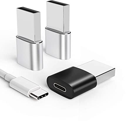 USB C to USB Adapter Type-C Female to A Male Power Charger Connector (3pack) Thunderbolt Charging Block Converter compatible for Samsung Galaxy Note 10 for Apple iPhone 15 14 13 12 11 Pro Max for Ipad