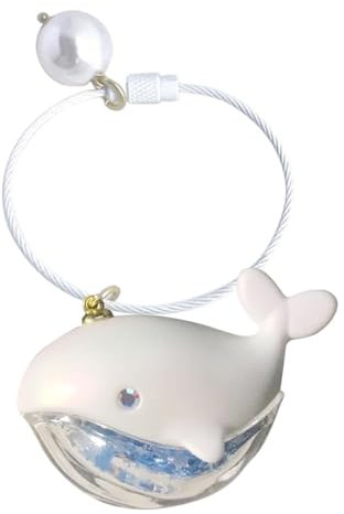 ARIOU Wal-Schlüsselanhänger, Wal-Anhänger, kaleiner Acryl-Blauwal-Schlüsselanhänger, buntes Tierornament für die Schultasche, niedliche Geldbörsen-Dekorationen als Geburtstagsgeschenk