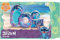 Disney Set da nuoto gonfiabile Stitch con braccioli, salvagente, pallone da spiaggia e barca gonfiabile