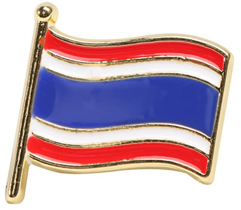 Yardenfun Kreative Brosche Kleidung Abzeichen Metall Pins Nationalflagge Brosche Kleidung Dekoration Mode Brustnadeln