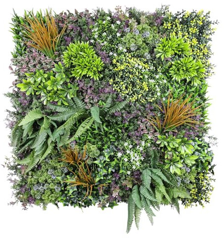 INFRANGE 1 x künstliche Buchsbaum-Hecke, Formschnittpflanze, Gras, Hintergrund, Wand, Sichtschutzzaun, für Innen- und Außenbereich, Garten, Hinterhof, Hochzeitsdekoration (Stil 10)