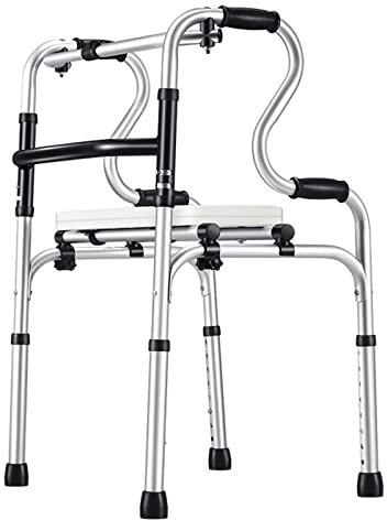 Rollator Rollator Rollator Klappbar ohne Räder - Kompakte Mobilitätshilfe für Senioren mit abnehmbarem Sitz, Standard Lauflernhilfe für den Heim-Krankenhausgebrauch