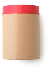 Lick Masking Paper Roll 25m x 18cm – Pre Taped, Recyclable, Durable, Red, Masking Tool