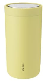 Stelton To-Go Click - Thermobecher, doppelwandige Isolierflasche - Rostfreier, auslaufsicherer Kaffeebecher/Teebecher mit Smart-Click-Deckel - Heiße & kalte Getränke - 0,2 Liter, Laevis