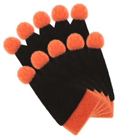 KONTONTY 10stücke Pack Mini-weihnachtsmützen Aus Stoff Kleine Weihnachtsmützen Zum Basteln Dekoration Für Weihnachtsbaum Und Partys