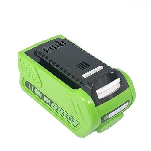 5000mAh Lawn Mower Electric Saw Power Tool Li Battery 40V. Compatible with GreenWorks G-MAX 40V 24252(Green 4000mAh)