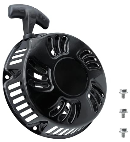 Strongthium Lanceur de Démarrage pour Predator 420cc Honda GX340 GX390 11-13HP Générateur 6500-9500W Champion Duromax Loncin Recoil Starter Noir
