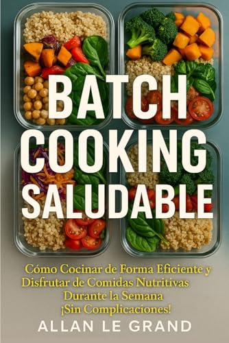 BATCH COOKING SALUDABLE: Cómo Cocinar de Forma Eficiente y Disfrutar de Comidas Nutritivas Durante la Semana ¡Sin Complicaciones!: 5 (BATCH COOKING PARA TODA LA SEMANA)