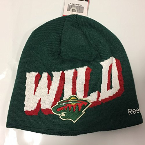Reebok Face Off Beanie Minnesota Wild, Größe:Unisize