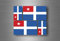 Akacha 4X Aufkleber Sticker Fahne Flagge flaggen Vinyl Kreta griechische griechenland