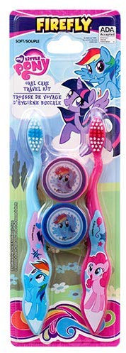 Dollaritem My Little Pony 361450 Reise-Set mit Zahnbürste, 4 Stück