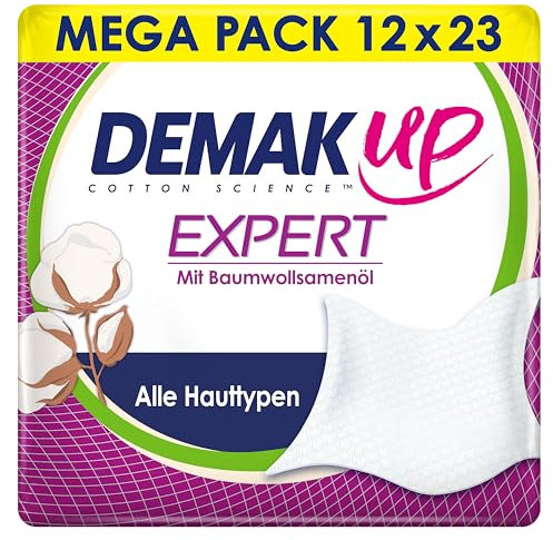 Demak'Up Expert Reinigungstücher, Abschminktücher für wasserfestes Make-Up, 23 Tücher