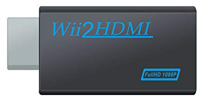 Yunobi 1080P HD TV Wii a HDMI Adattatore Video Converter con jack da 3,5 mm e uscita HDMI per PC HDTV Monitor Display