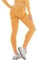DUROFIT Scrunch Butt Leggings Damen High Waist Sport Leggings Po Push Up Leggings Booty Lift Leggins Gym Leggings Yoga Pants Ruched Sporthose Gelb S