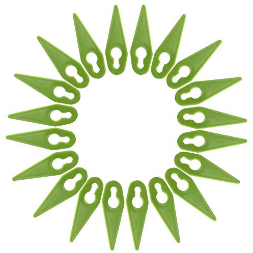 Spares2go Plastic Blades for Gtech GT3.0 GT4.0 Grass Trimmer Strimmer (Pack of 20)