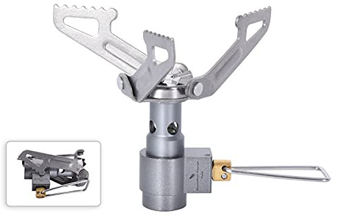 Boundless Voyage Titan-Gasherd Ultraleicht zusammenklappbarer Mini-Brennerofen für Camping im Freien Kochen Ti9009O