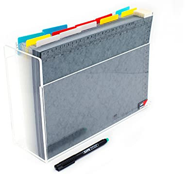 MAPPEI Clean Desk Set -Small+W-, Wiedervorlage nach Kalenderwochen - Box aus Acryl