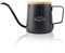 MERMOO YILAN Pour Over Coffee Kettle 350ml Small Pouring Kettle with Lid Gooseneck Tea Pot Pour Over Coffee Maker for Camping, Home, Travel, Office (Black)
